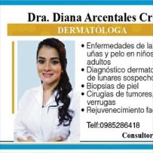 Diana Arcentales Cruz, Dermatólogo en Portoviejo | Agenda una cita online