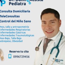 Danny Acosta, Pediatra en Quito | Agenda una cita online